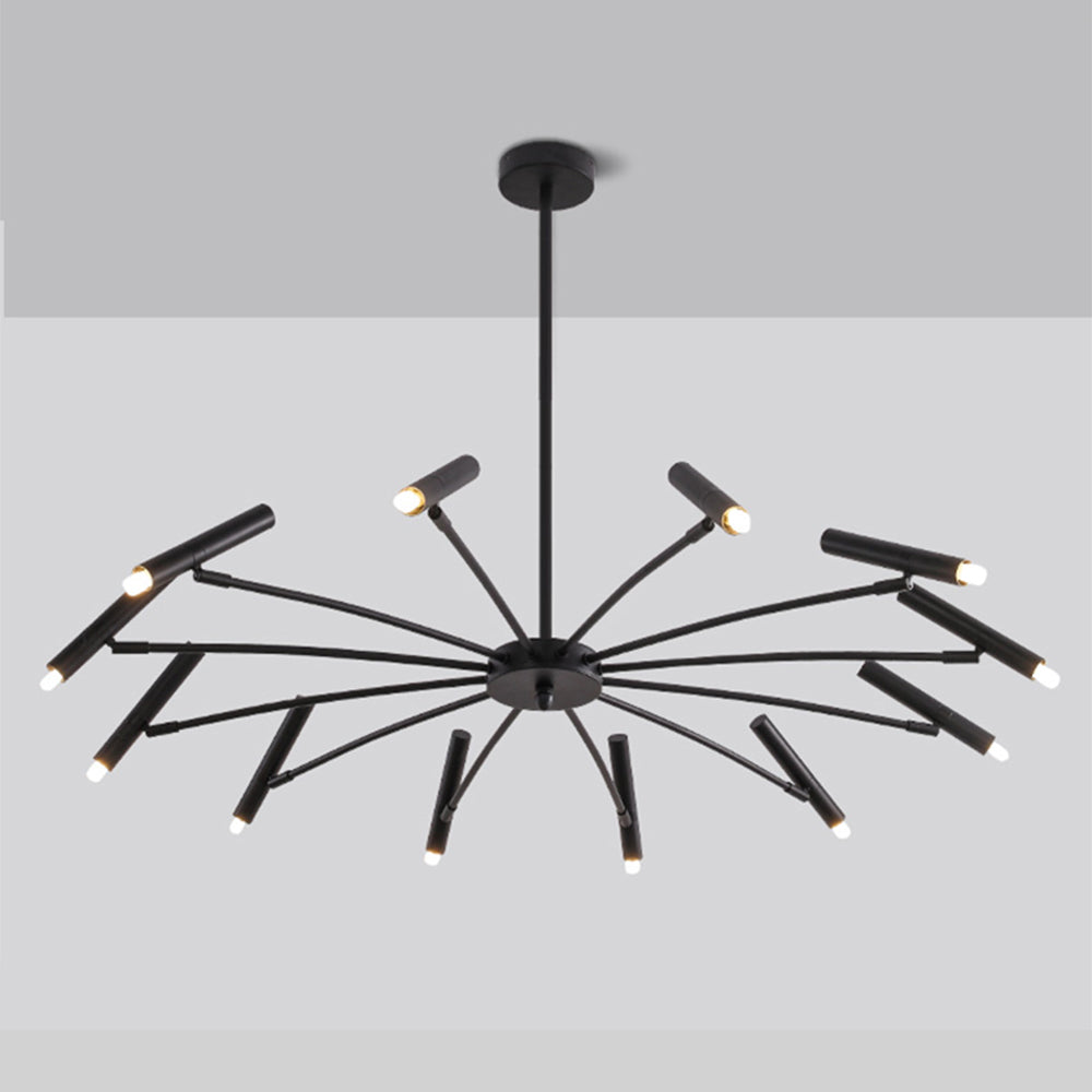 EvetteLuxe modern LED-taklampa — finish i guld och svart