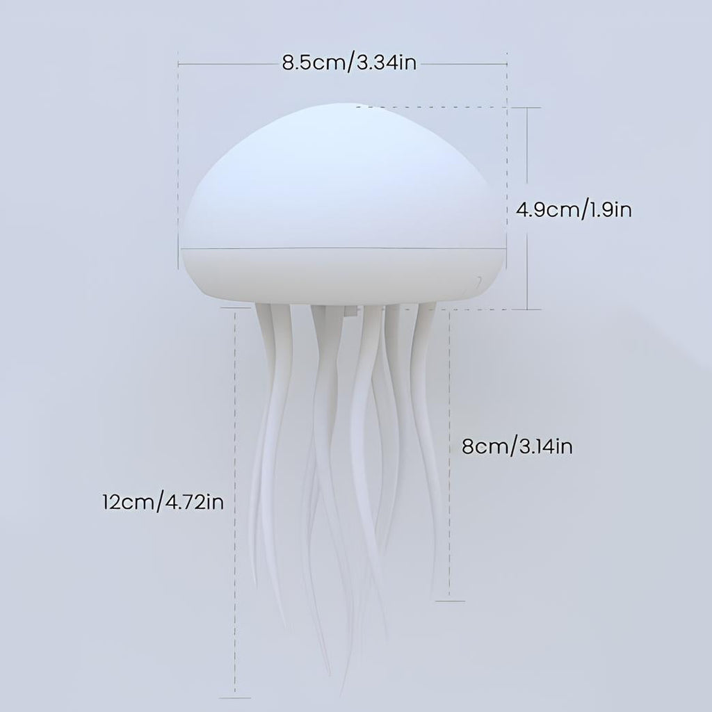 Aurora Glow Floating Jellyfish Lamp — 72-Color LED Mood Light