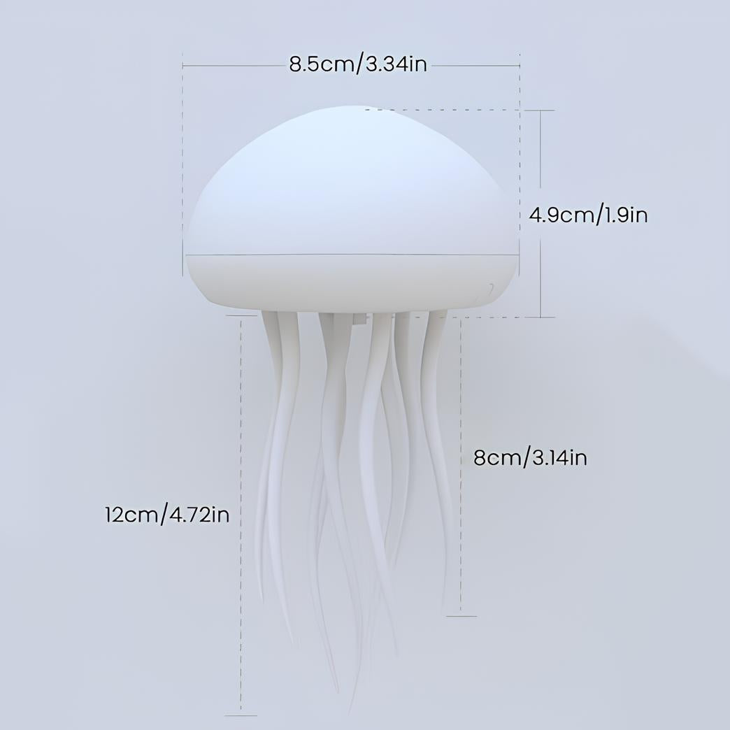 Aurora Glow Floating Jellyfish Lamp — 72-Color LED Mood Light