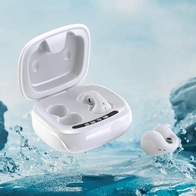 AeroPulse Open-Ear Bone-Conduction Headphones — Durable Build, Waterproof Design