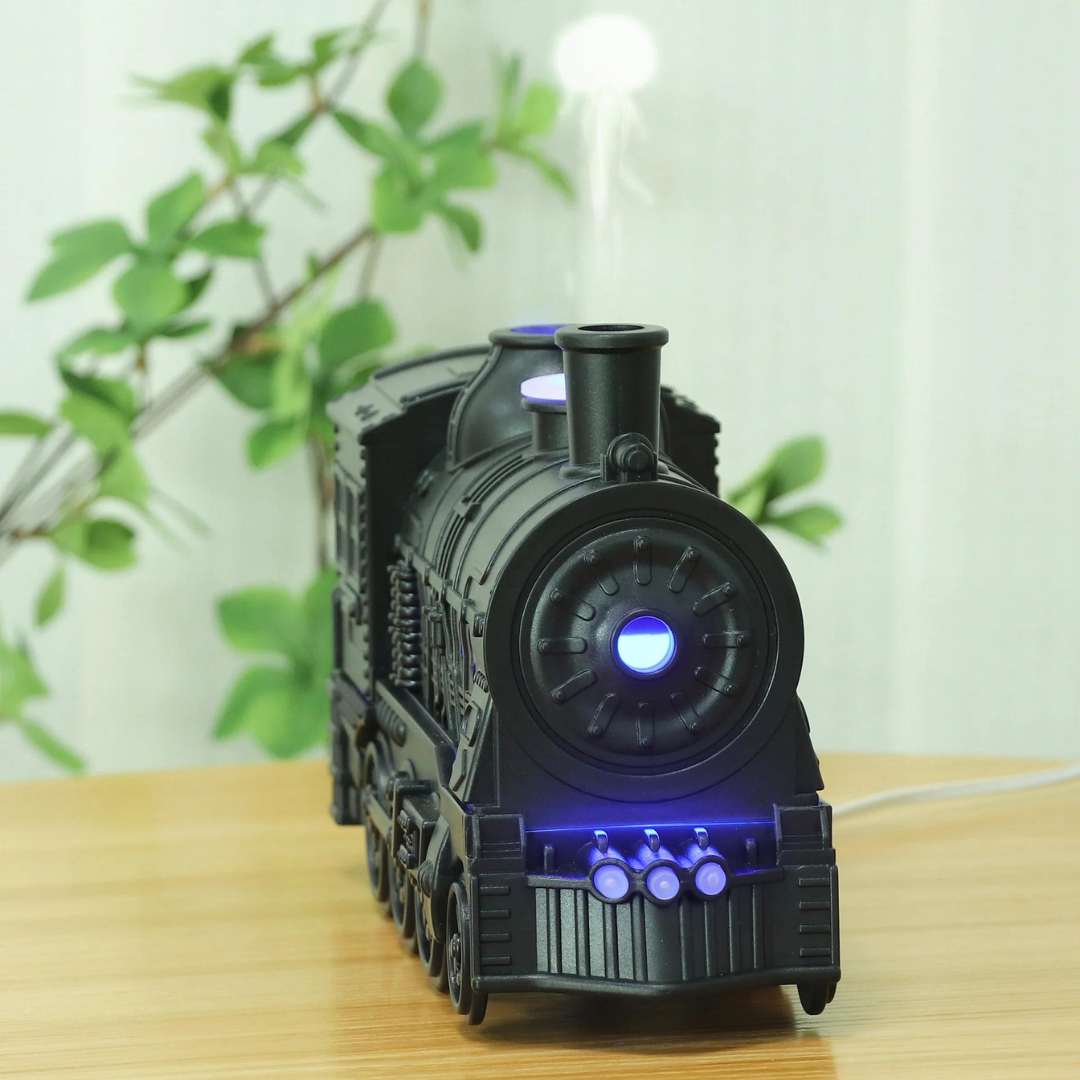 オリエント急行列車型加湿器 — ノスタルジックなデザイン