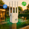 مقوّي WiFi خارجي Gardex — مكرّر إشارة صغير ثنائي النطاق