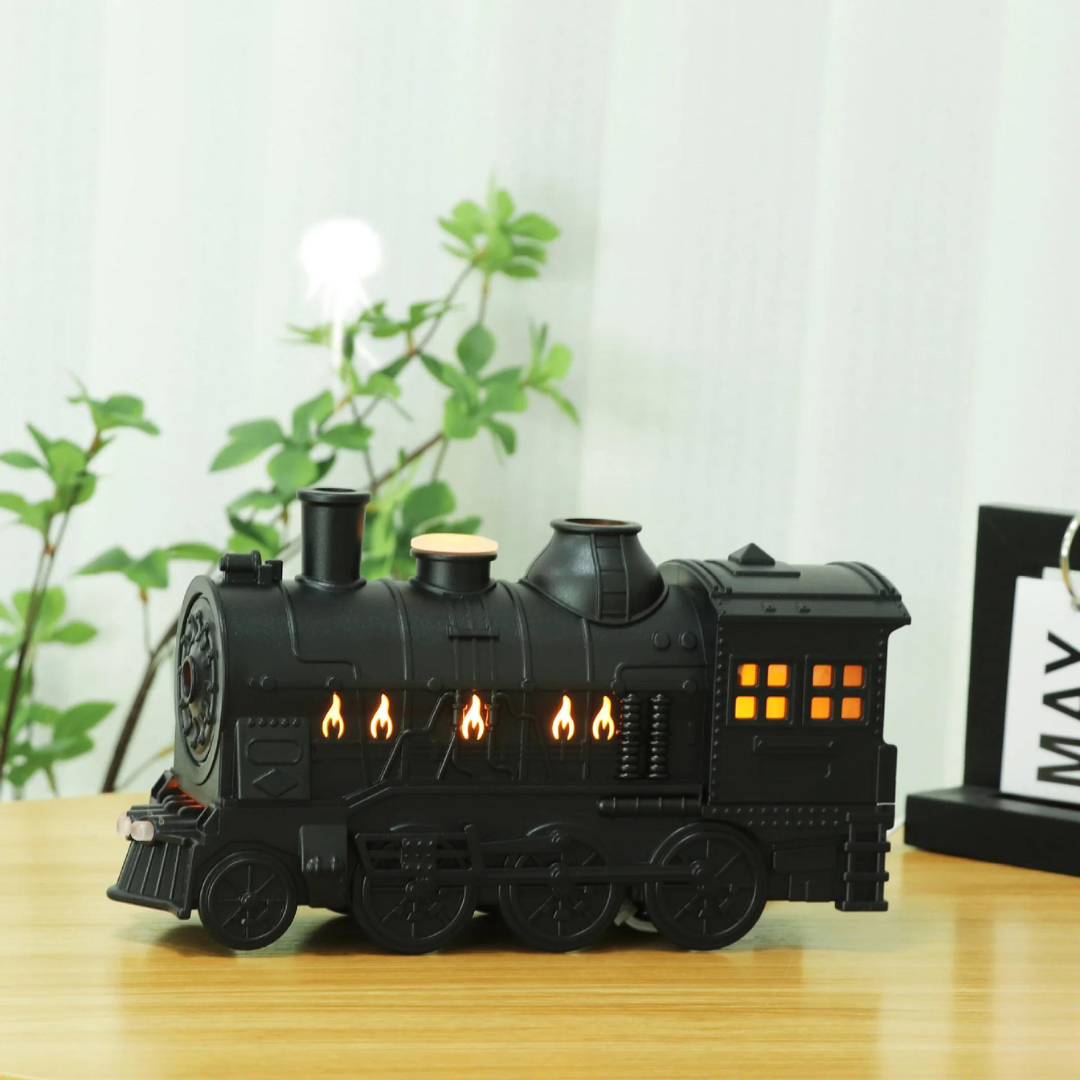 オリエント急行列車型加湿器 — ノスタルジックなデザイン