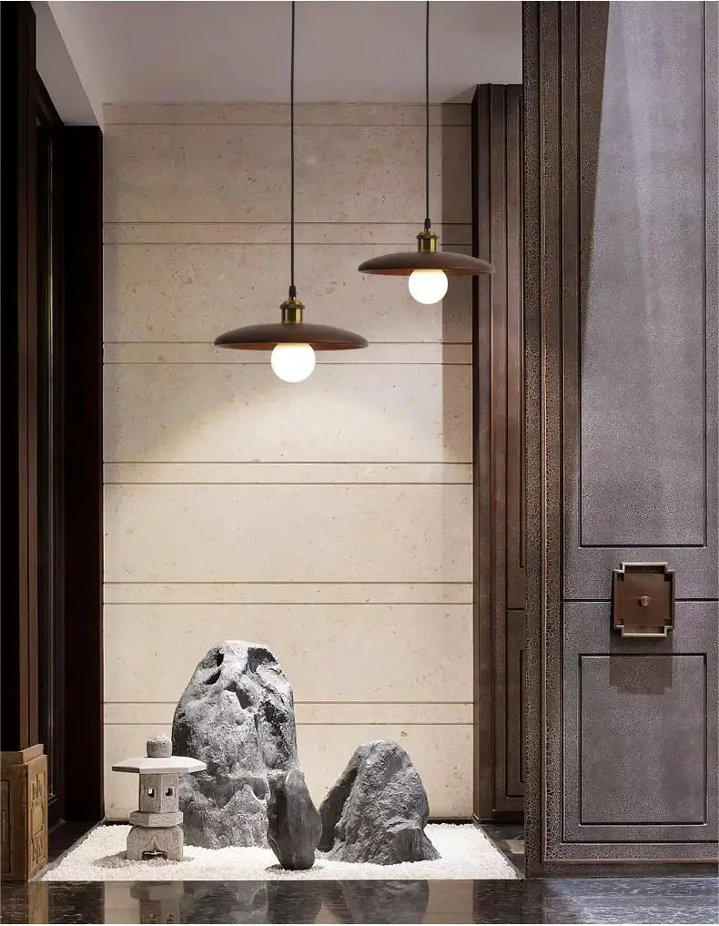 Kestrelwood Nordic Holz Pendelleuchte mit Kunstglas-LED
