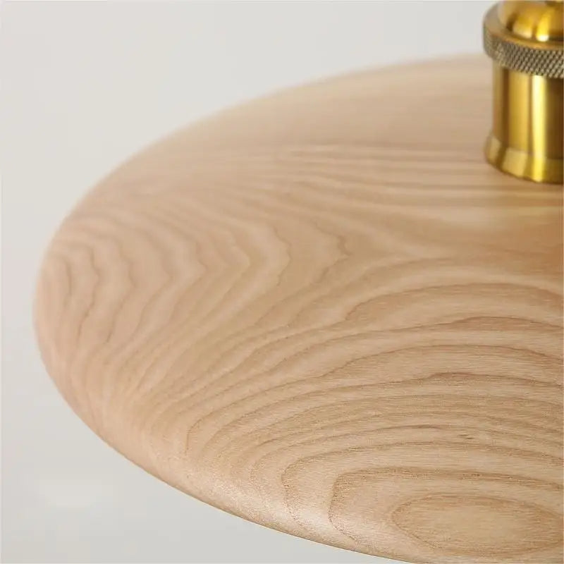 Kestrelwood Nordic Holz Pendelleuchte mit Kunstglas-LED