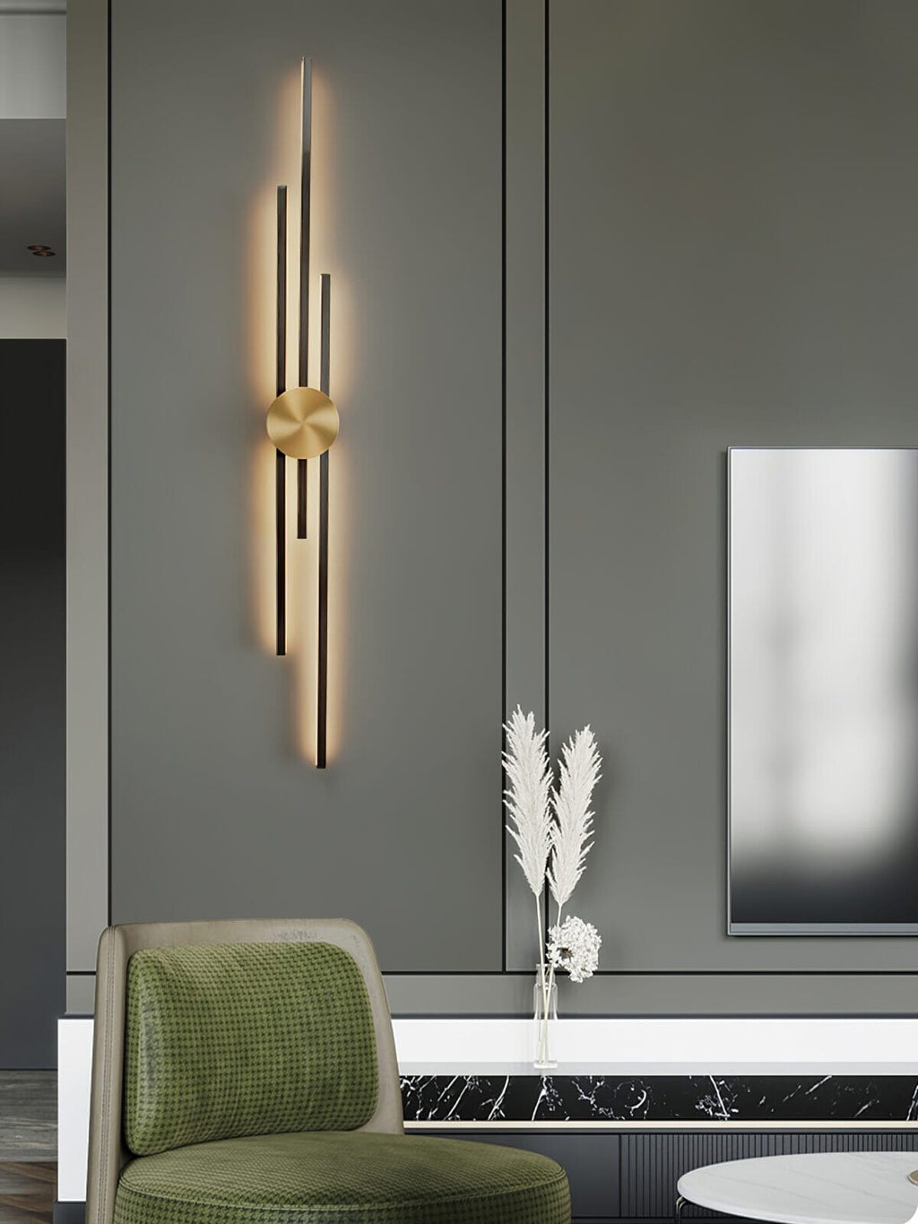 Bethnal Minimalistische Kupfer-Wandleuchte – Warm leuchtende Nachttischlampe