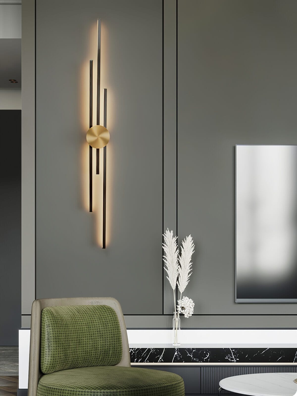 Bethnal Minimalistische Kupfer-Wandleuchte – Warm leuchtende Nachttischlampe
