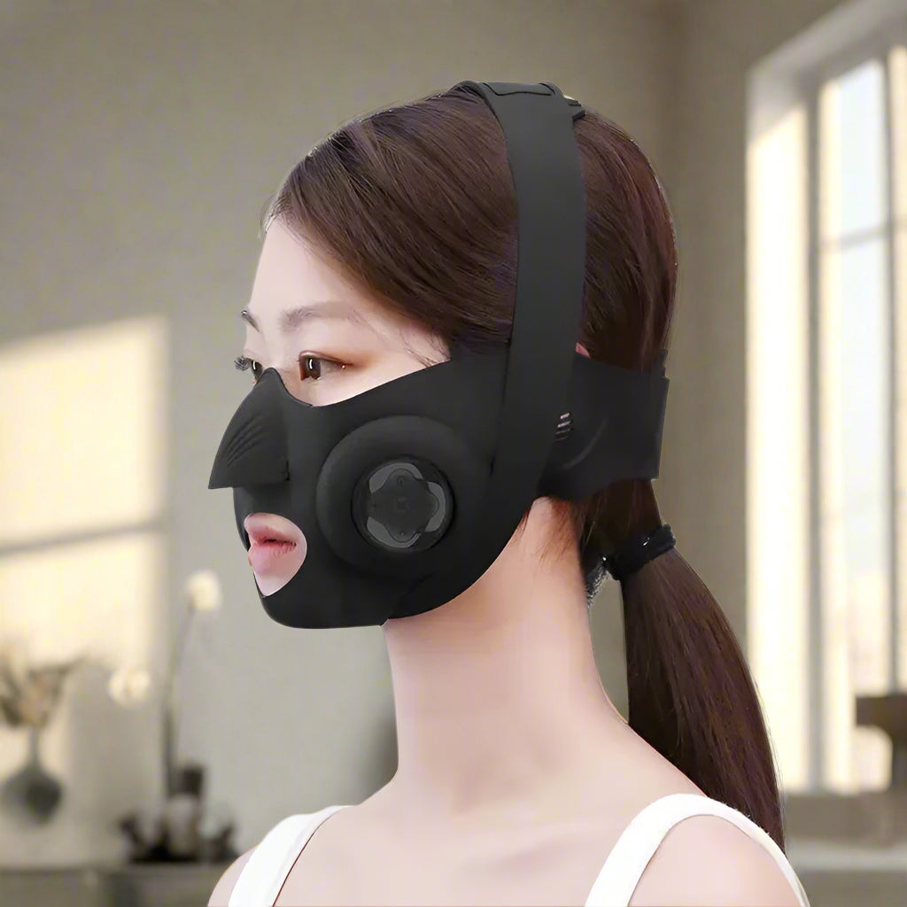 EMS Facial Toning and Lifting Mask — Hands-Free Skincare Device