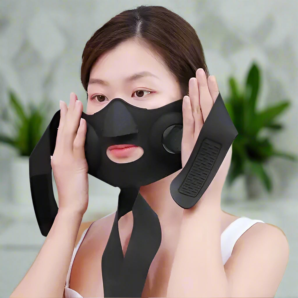 EMS Facial Toning and Lifting Mask — Hands-Free Skincare Device