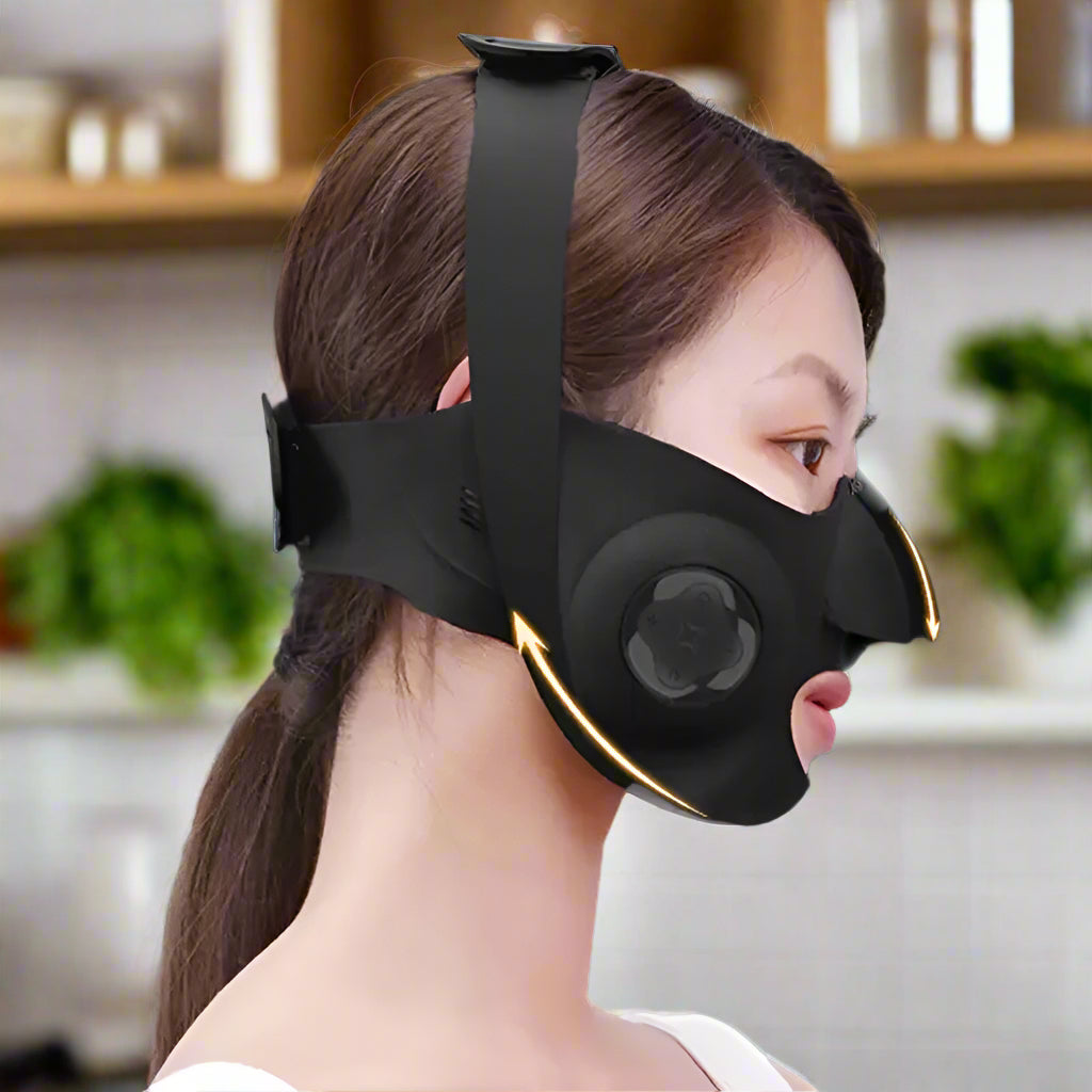EMS Facial Toning and Lifting Mask — Hands-Free Skincare Device