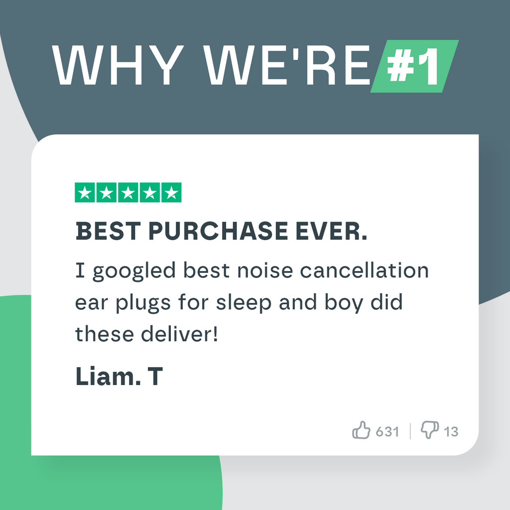 SlumberNest Ear Plugs — 33 dB Noise Reduction