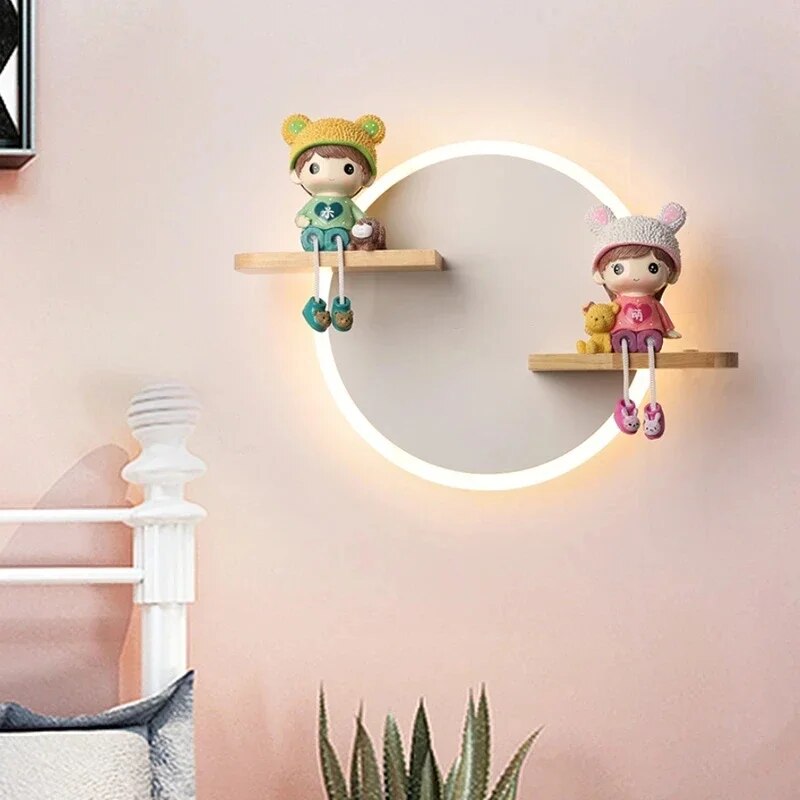 NordicGlow kreative nordische Wandleuchte — Minimalistische Wohndekoration