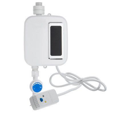 Kirrea מחמם מים נייד 3500W לפי דרישה — חוגת בקרת טמפרטורה