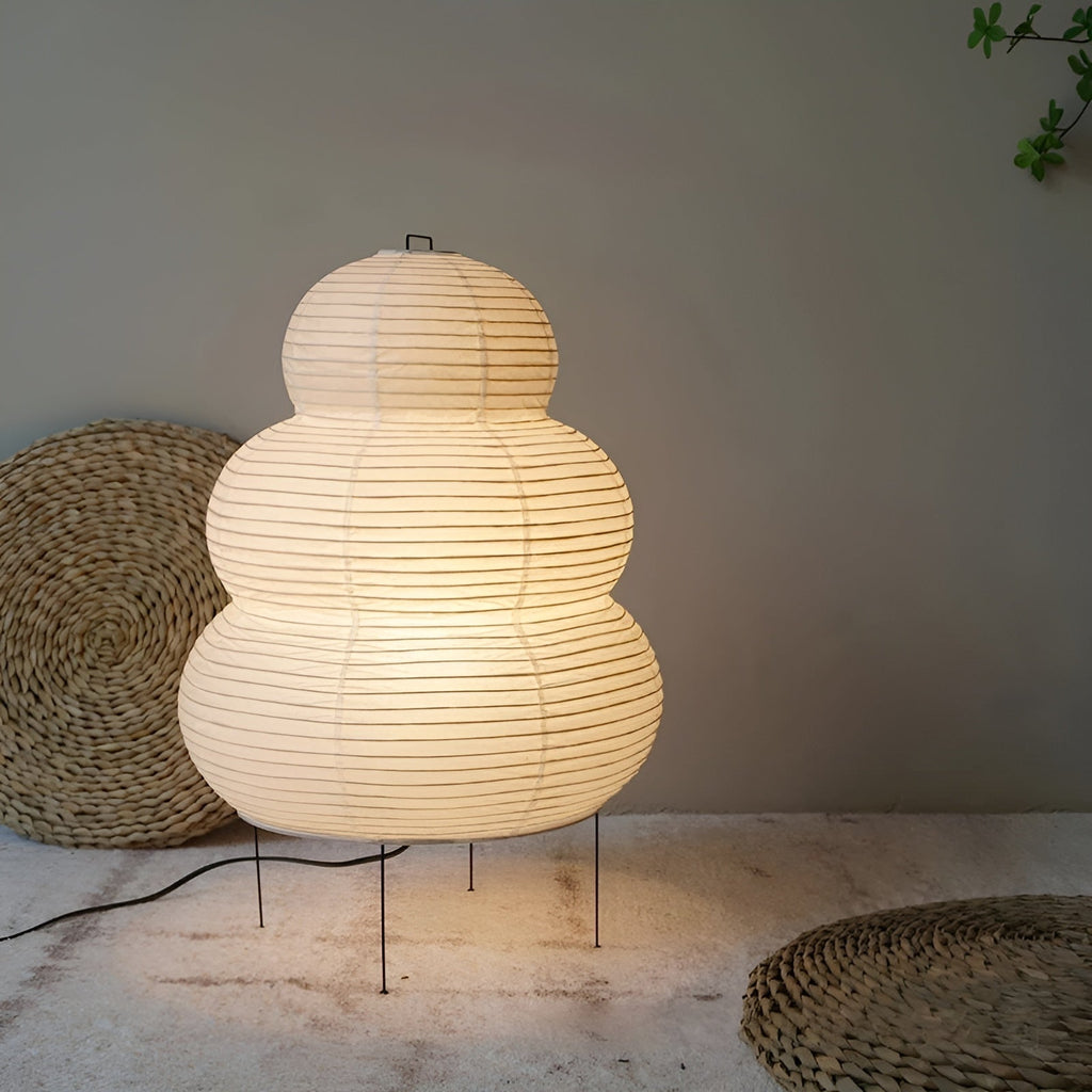 Glammzee Glow Rice Paper Floor Lamp – Japanese Zen Design