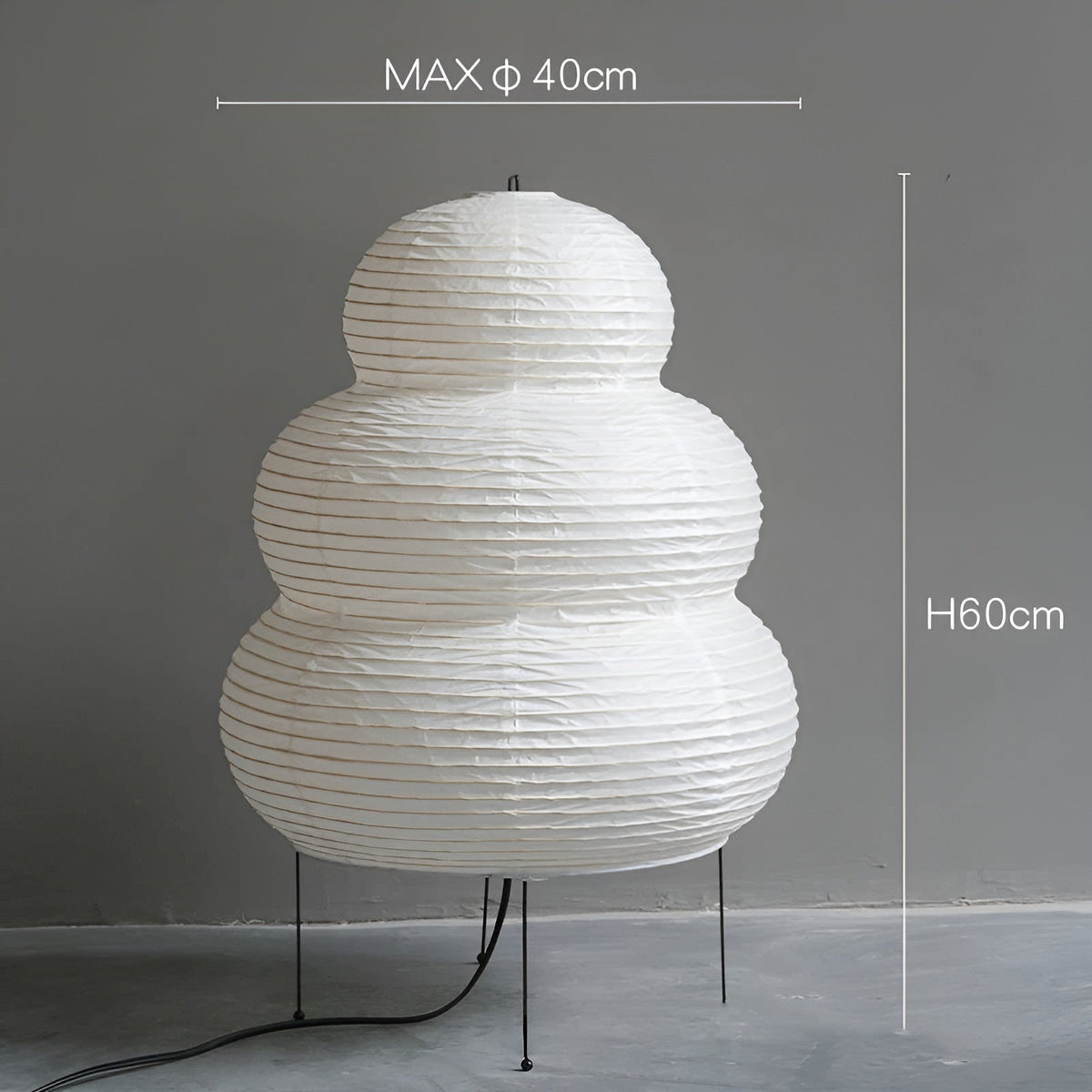 Glammzee Glow Rice Paper Floor Lamp – Japanese Zen Design