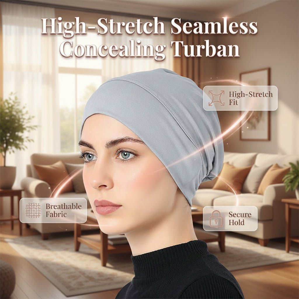 Elegante Damen Mütze aus Hochwertiger Milchseide - Stretch-Turban für Komfort und Stil 14