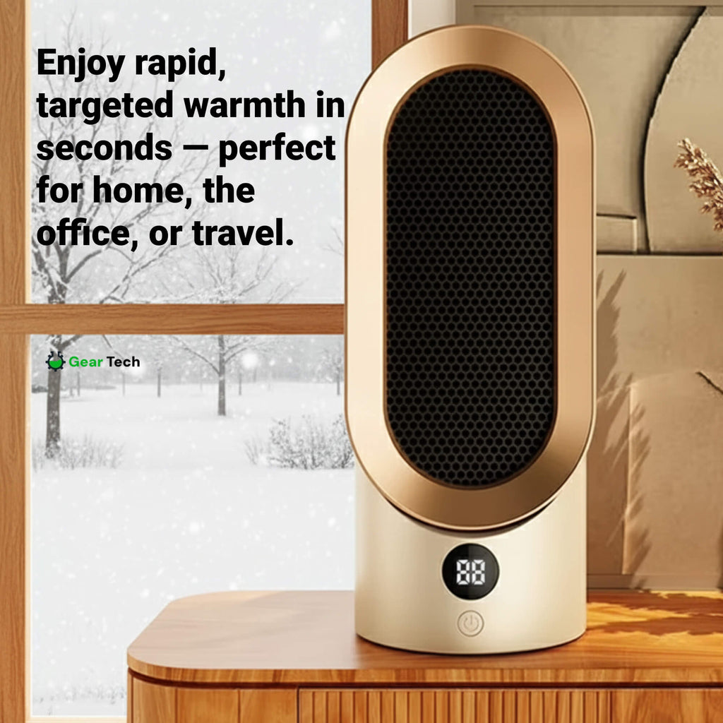 مدفأة ThermaLite Quiet Compact — تصميم محمول موفّر للطاقة