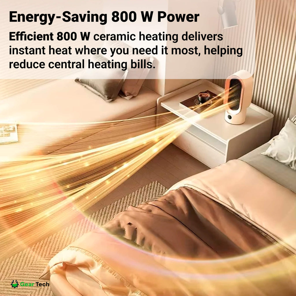 مدفأة ThermaLite Quiet Compact — تصميم محمول موفّر للطاقة