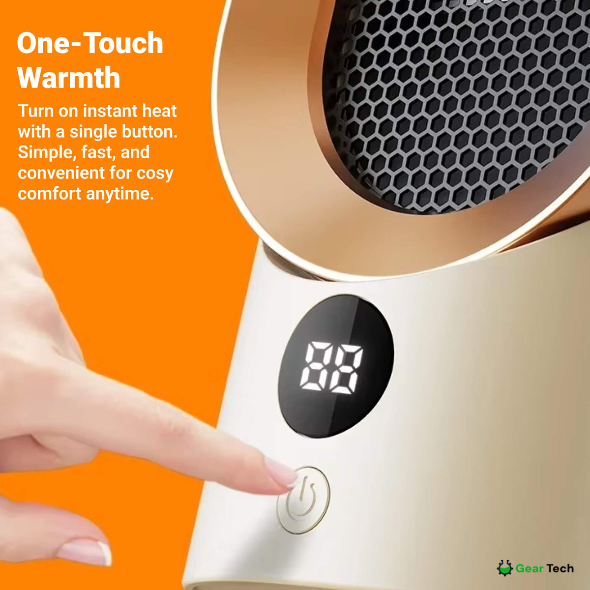 مدفأة ThermaLite Quiet Compact — تصميم محمول موفّر للطاقة
