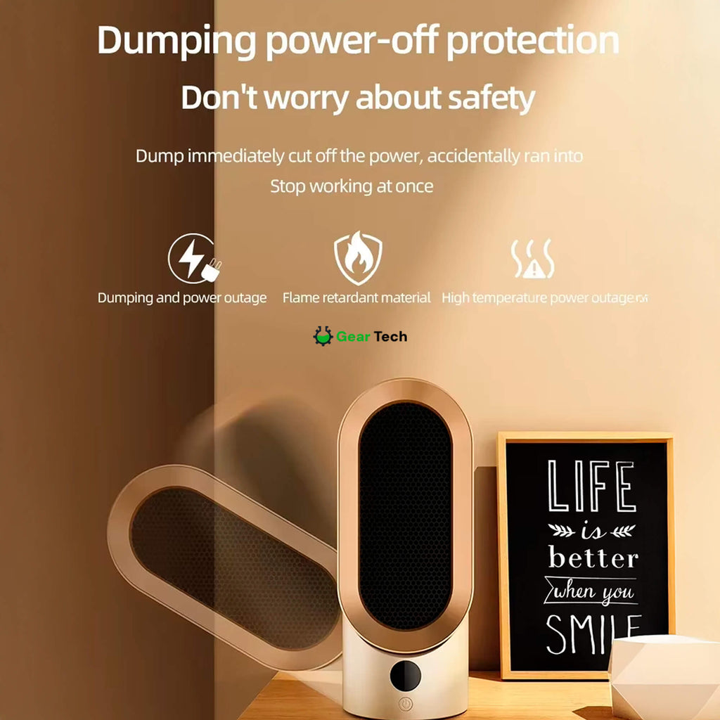 مدفأة ThermaLite Quiet Compact — تصميم محمول موفّر للطاقة