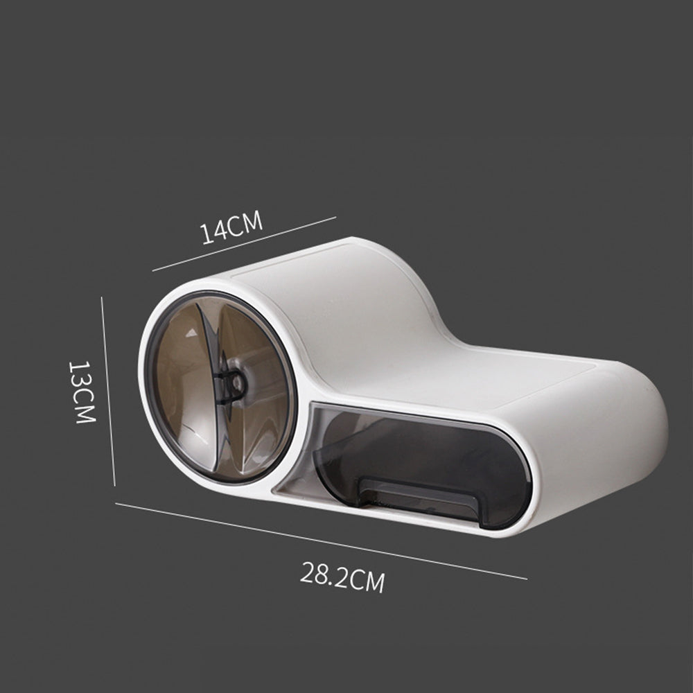 Portarrollos de papel higiénico autoadhesivo e impermeable — Montaje en pared