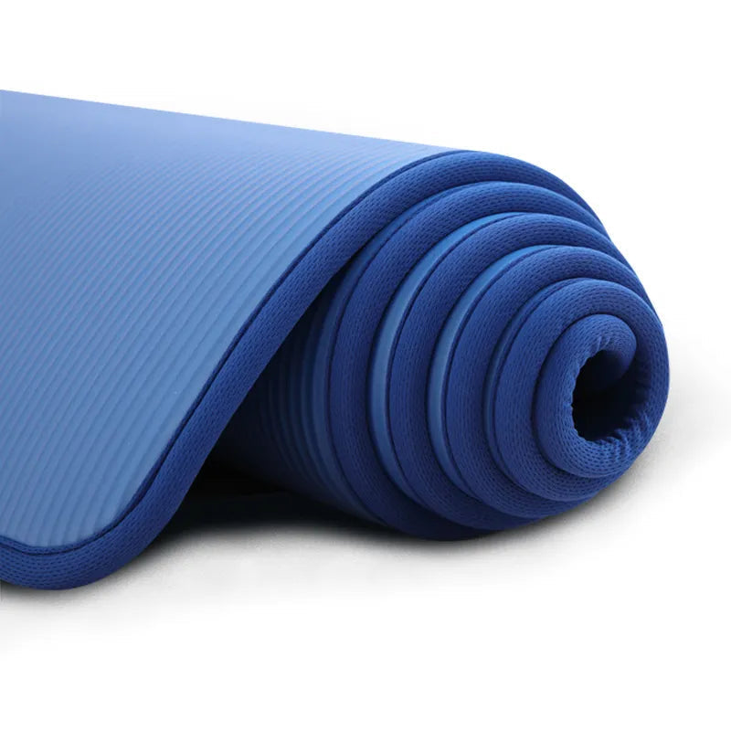 Fleximat 10 mm ekstra tyk skridsikker yogamåtte, 183 x 61 cm