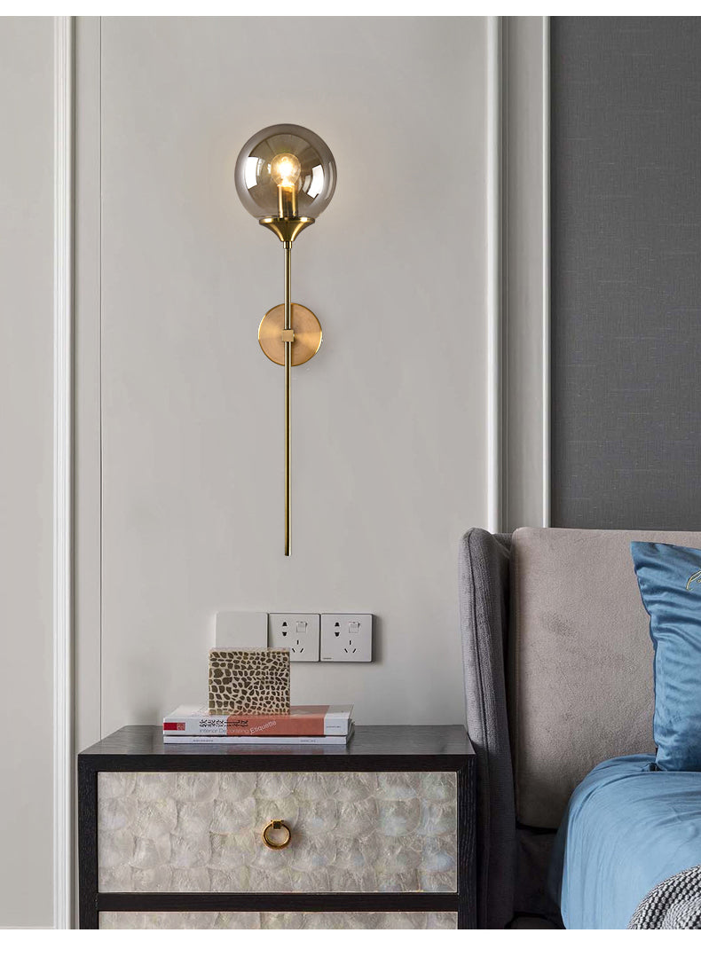 Eclipse Glass Ball Pendant Light — Modern Hanging Fixture