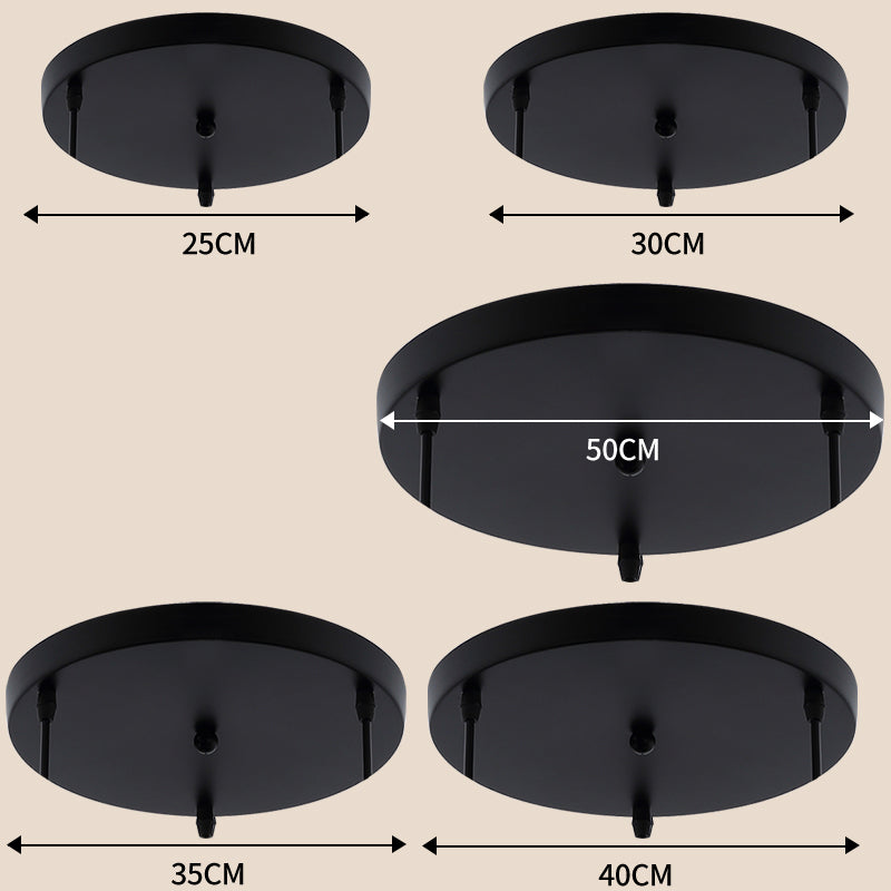 Base per rosone di lampada a sospensione — Supporto da soffitto facile da installare