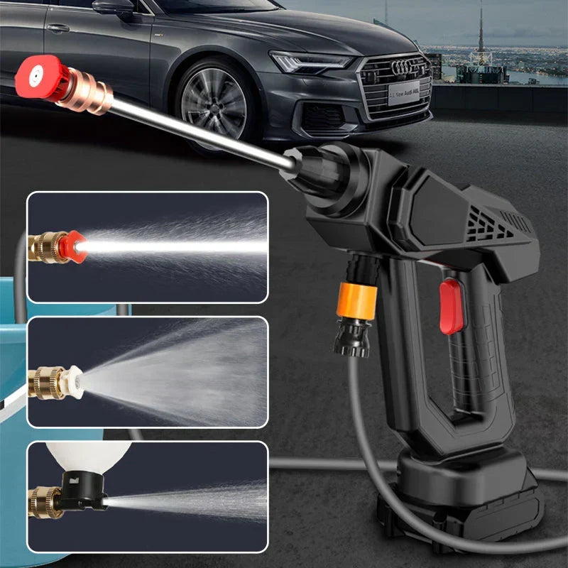 Aparat de spălat cu presiune Hydro fără fir, 60BAR, baterie Li-ion de 30.000 mAh