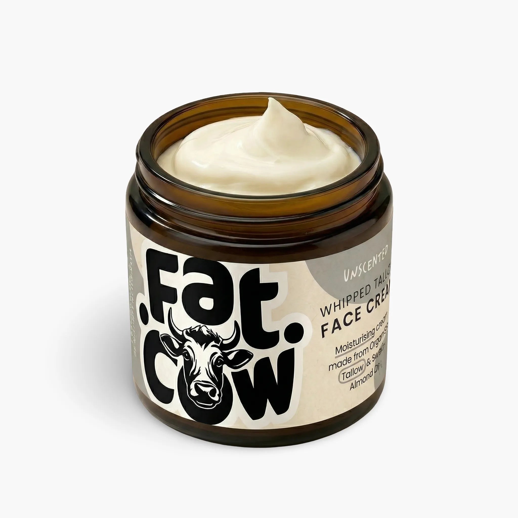 Grass-Fed Tallow Facial Moisturizer — Whipped Texture, Fast Absorption