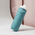 Foldable Silicone Water Bottle — Lightweight, Compact Profile and Hygienic Flip Cap