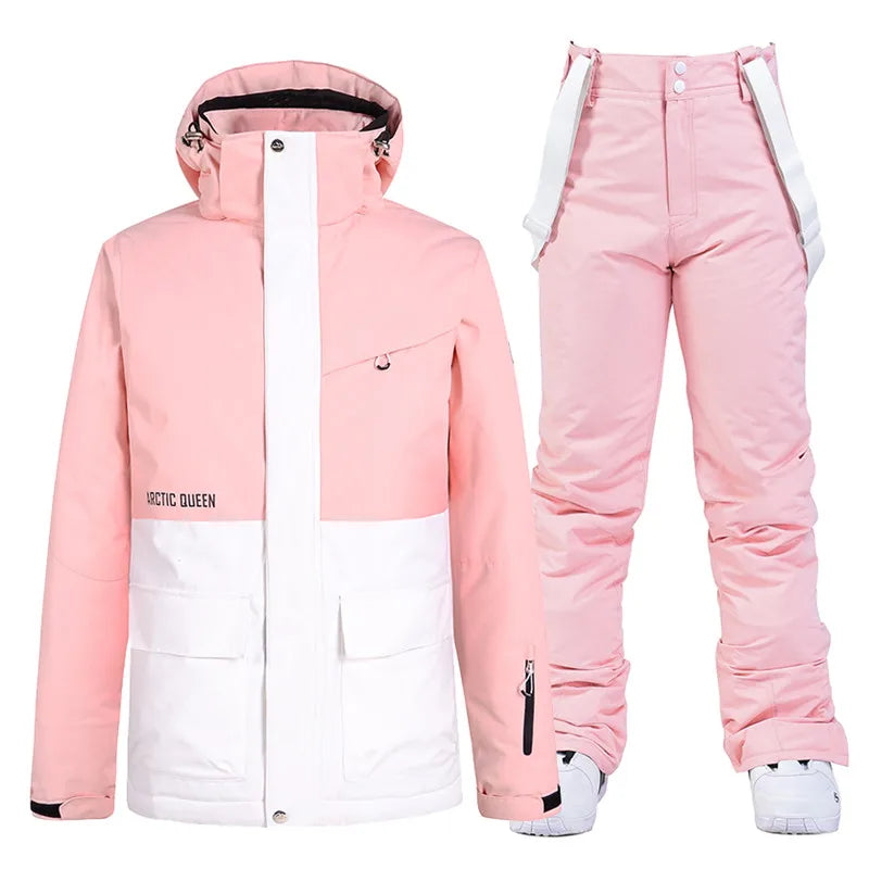 Unisex set nepromokavé zimní lyžařské bundy a kalhot — hřejivost do -30°C