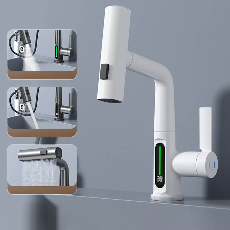 Bateria kuchenna Watermaster z wyciąganą wylewką — obrót o 360° i elastyczny wąż