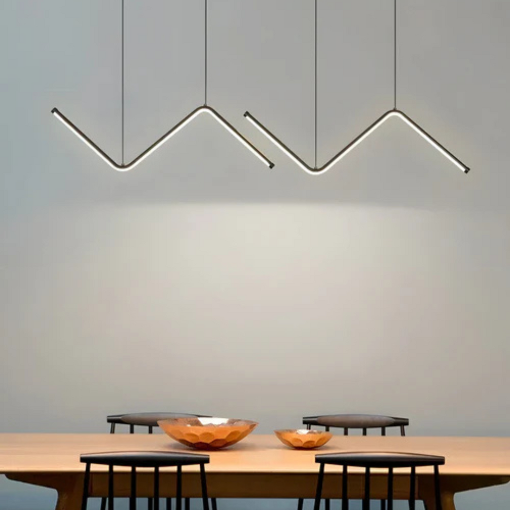 Lunara LED Pendelleuchte mit dreieckigem Design für moderne Innenräume