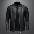 Dan Anthony læderjakke i motorcykelstil — stilrent bikerlook