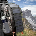 Baterie externă solară portabilă SunPeak — design compact pliabil