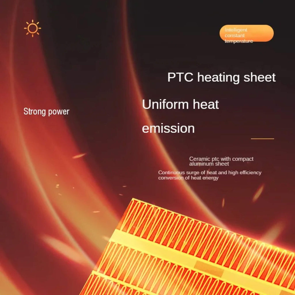 GlacioHeat Kompaktowy, energooszczędny przenośny grzejnik