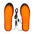 Rechargeable Heated Boot Insoles — Dual Heating Elements, Bulk-Free Fit
