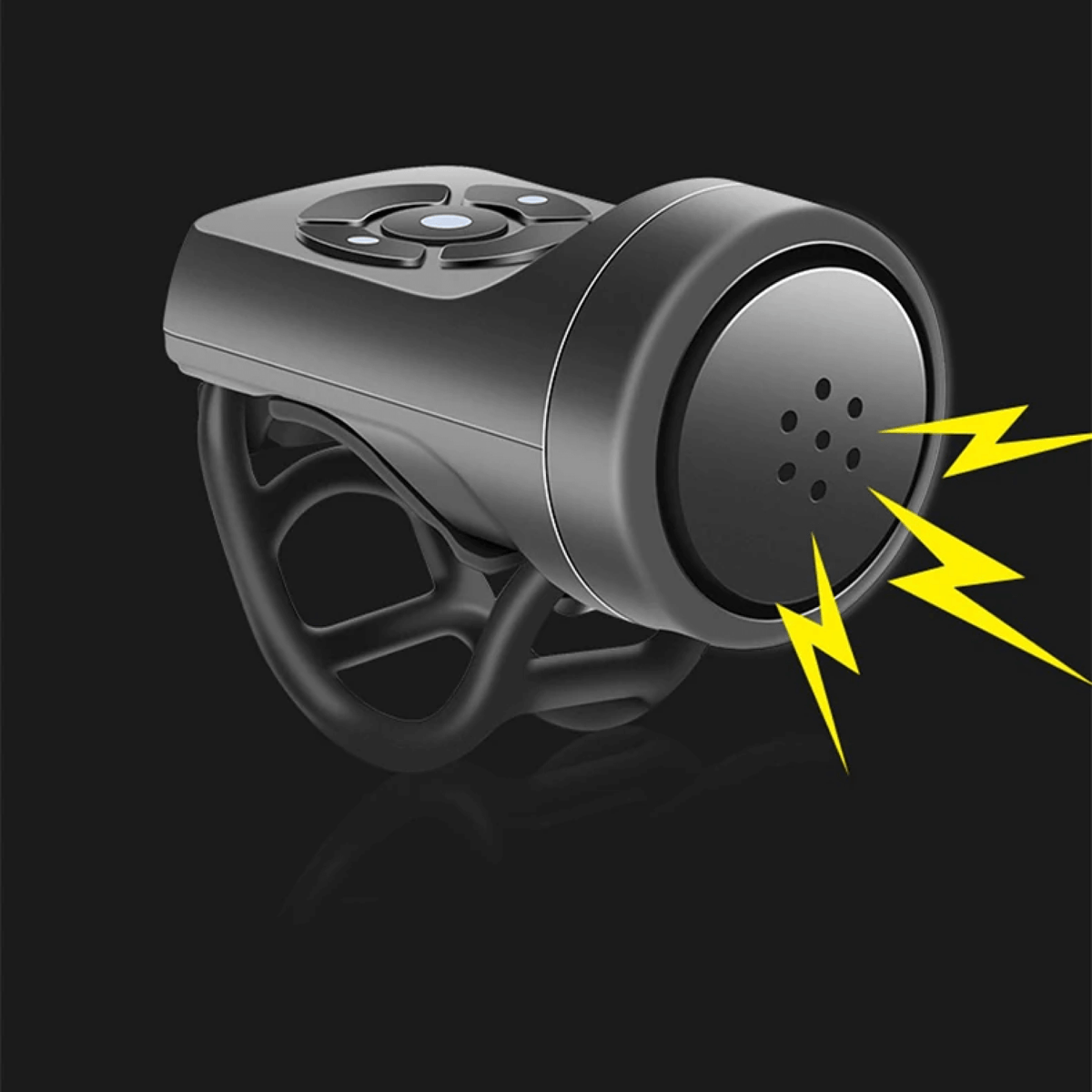 LumaGuard 120 dB USB-cykellarm – fyra lägen, uppladdningsbar, kompakt
