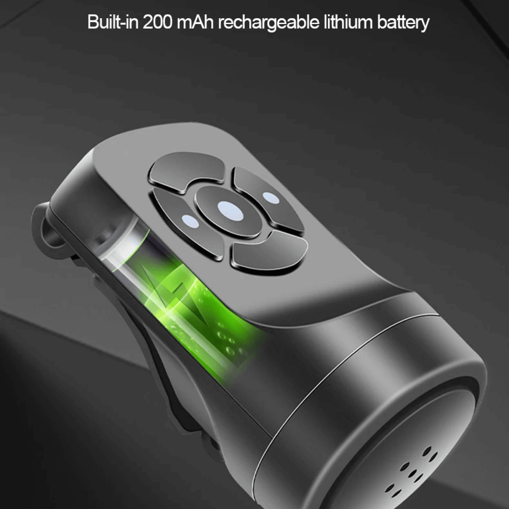 LumaGuard 120 dB USB-cykellarm – fyra lägen, uppladdningsbar, kompakt