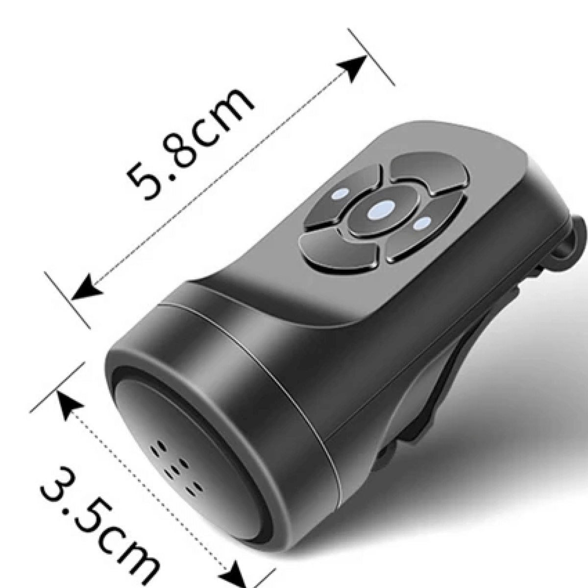 LumaGuard 120 dB USB-cykellarm – fyra lägen, uppladdningsbar, kompakt