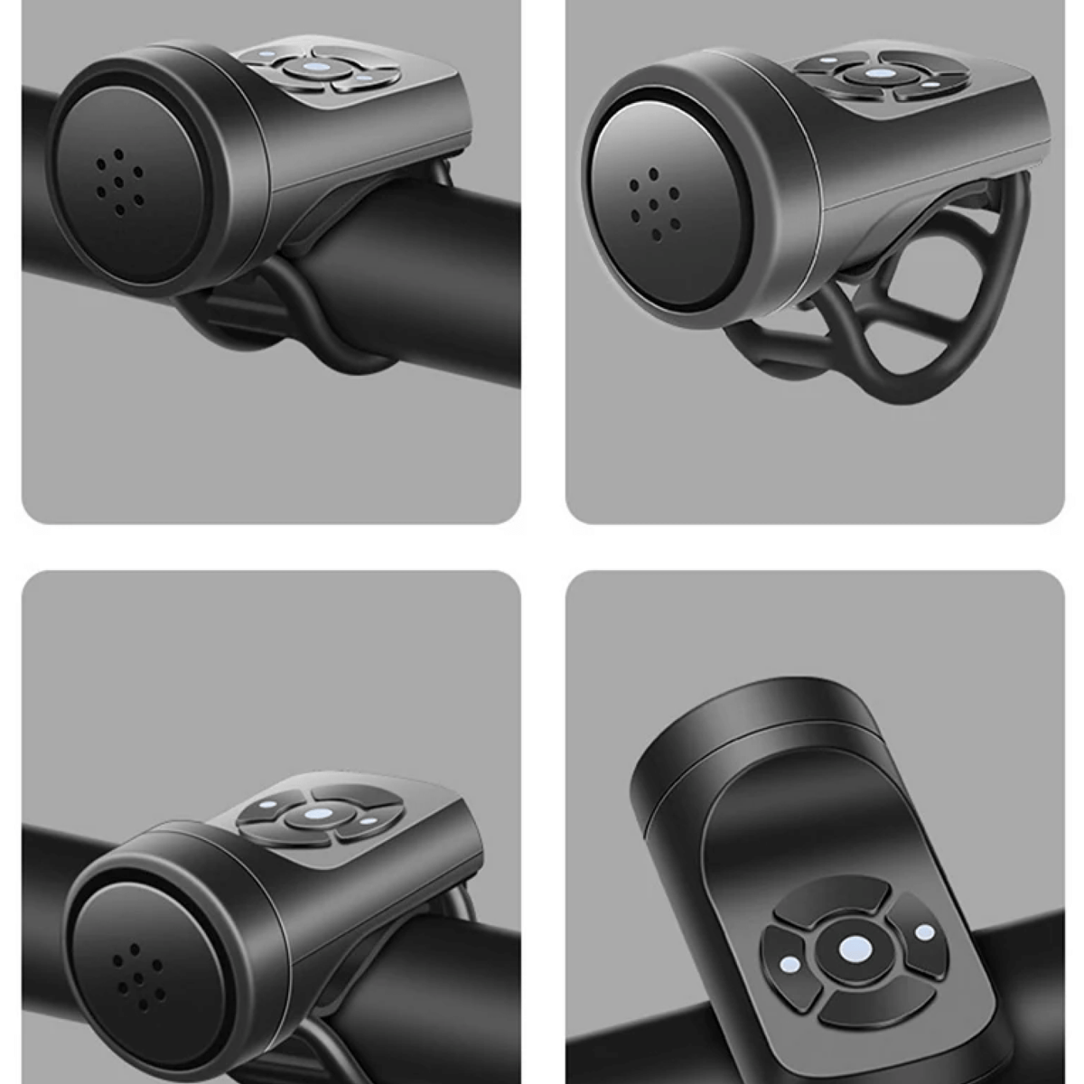LumaGuard 120 dB USB-cykellarm – fyra lägen, uppladdningsbar, kompakt