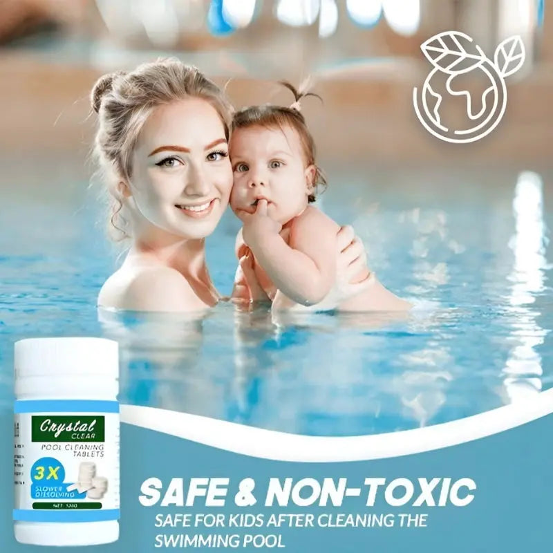 FreshTabs Quick Dissolving Pool Care Tablets — 10 m³ Per Tablet