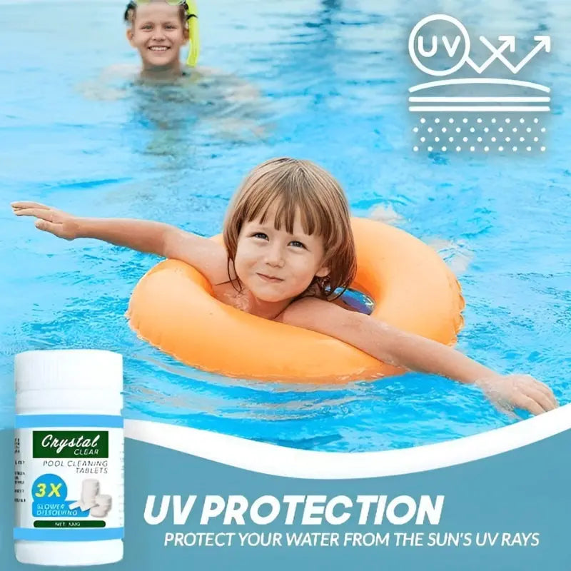 FreshTabs Quick Dissolving Pool Care Tablets — 10 m³ Per Tablet