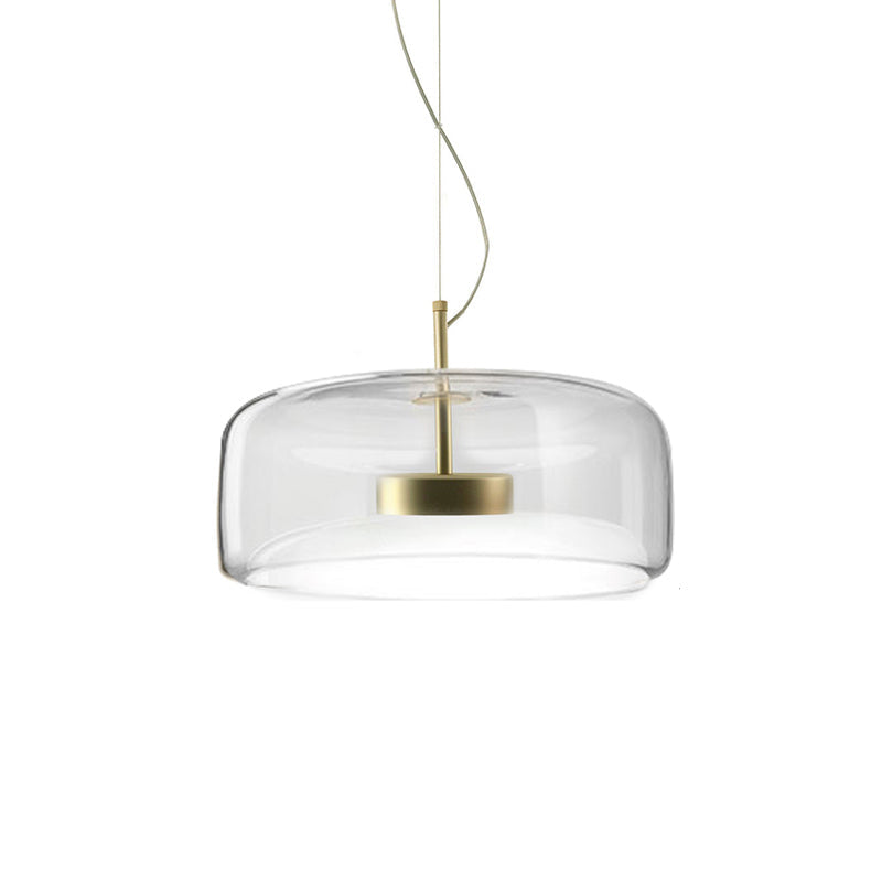 Aurelia Glas-Pendelleuchte warmes Licht für Schlafzimmer oder Wohnzimmer