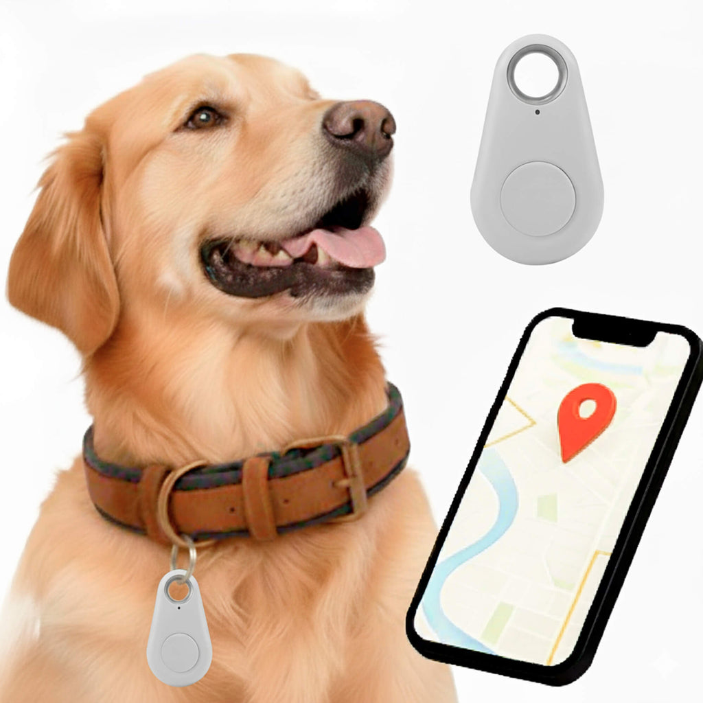 Kirra waterdichte gps-tracker voor honden — realtime locatie-updates, compatibel met Zoek mijn