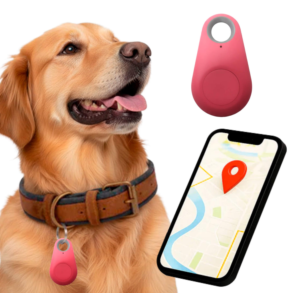 Kirra waterdichte gps-tracker voor honden — realtime locatie-updates, compatibel met Zoek mijn