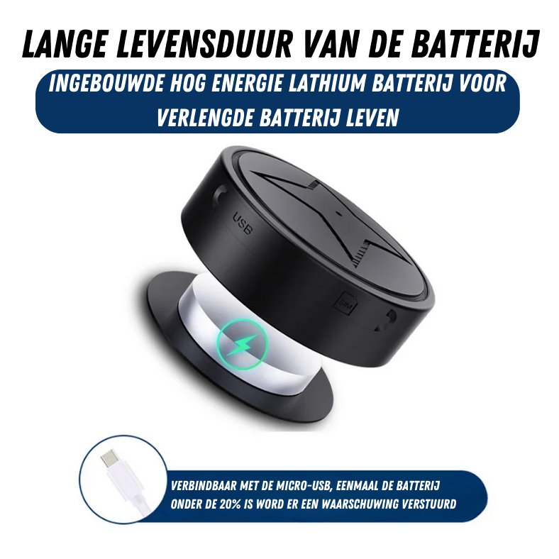 Mini localizzatore GPS — Supporto magnetico, aggiornamenti della posizione in tempo reale