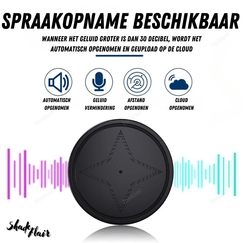 Mini localizzatore GPS — Supporto magnetico, aggiornamenti della posizione in tempo reale