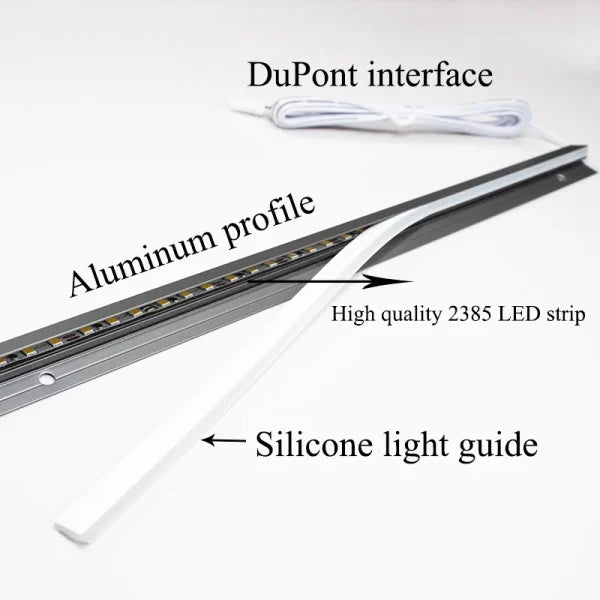 45 Degree LED Under Cabinet Lighting Bars Invisible Ultra Thin Strips | Filindra